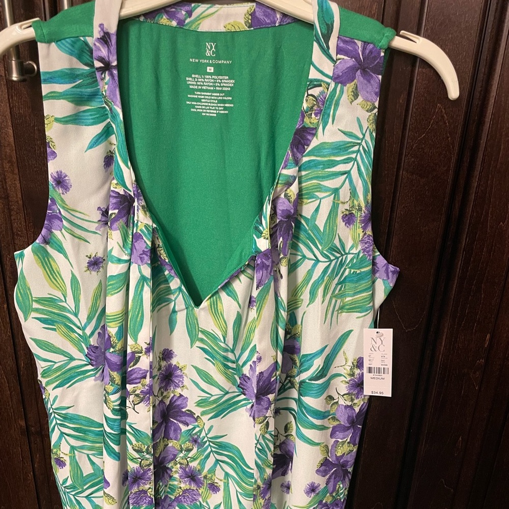 New York and Company tank style shirt